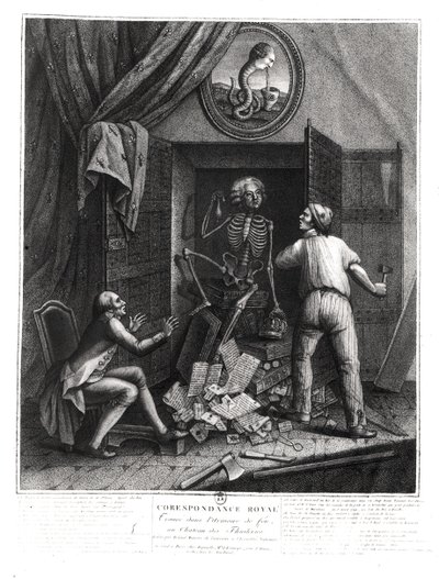 The Discovery of the Royal Correspondence in the Tuileries by French School